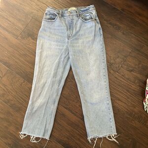 Abercrombie & Fitch Curve Love The 90s Straight Ultra High Rise Jean Size 28/6S